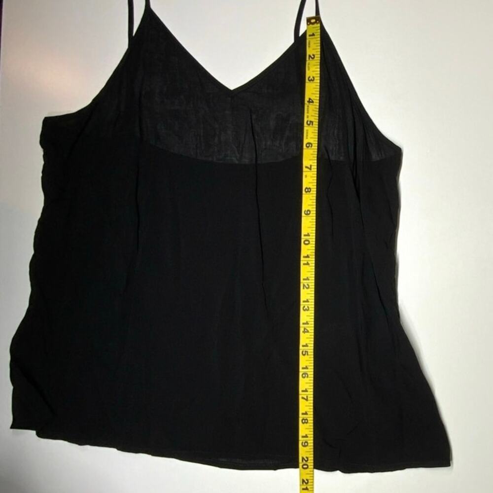 NWT | The Kooples | Sheer Button-Up Blouse & Camisole Set | Black | Size 2 - Picture 14 of 16